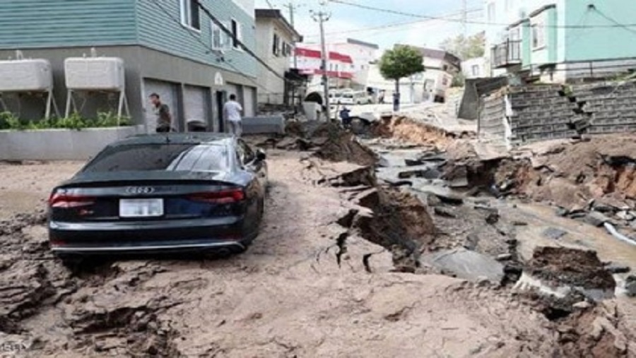 জাপান, মাত্রা, ভূমিকম্প