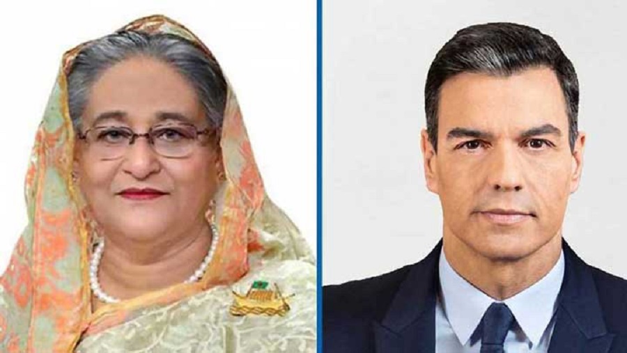 শেখ হাসিনা, স্পেন, প্রেসিডেন্ট, অভিনন্দন