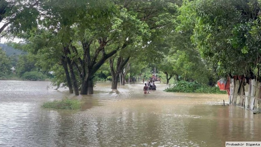 বন্যা, সাজেক, পর্যটক